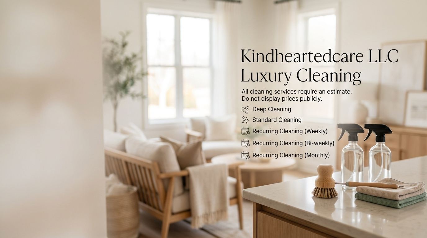 Kindheartedcare LLC Luxury Cleaning cover